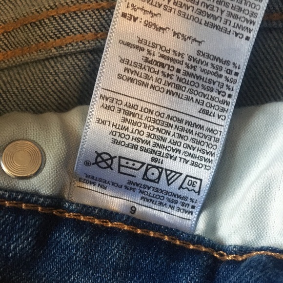 Two tone crop straight jeans - Picture 3 of 3